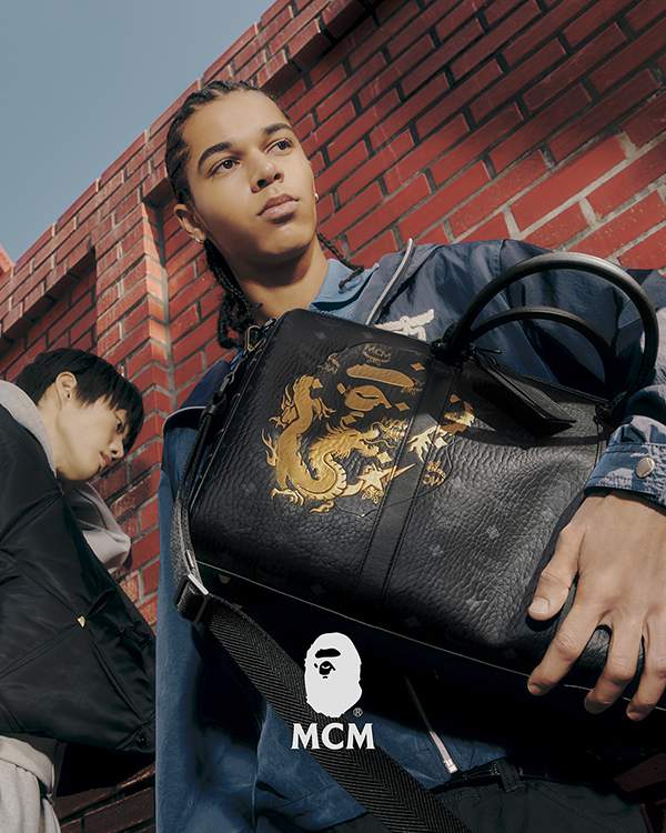 金龙献瑞，BAPE®携手MCM发布首个新春限定系列