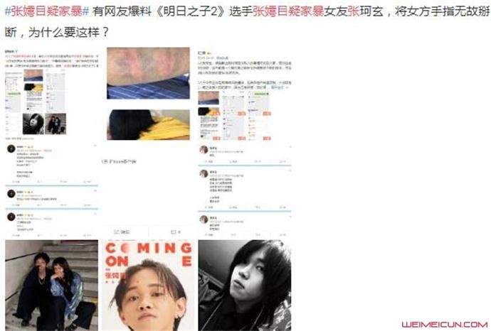 张嫮目被爆家暴真的吗 女友张珂玄细数他7大罪状让人吃惊