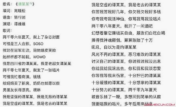 谭维维的谭某某在说谁 因许飞事件被扒出疑内涵尚雯婕