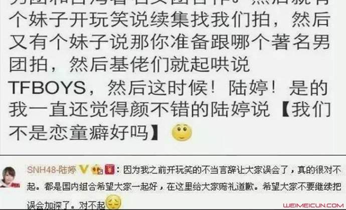 陆婷个人资料 曾因一句“我们可不是恋童癖”推上热搜