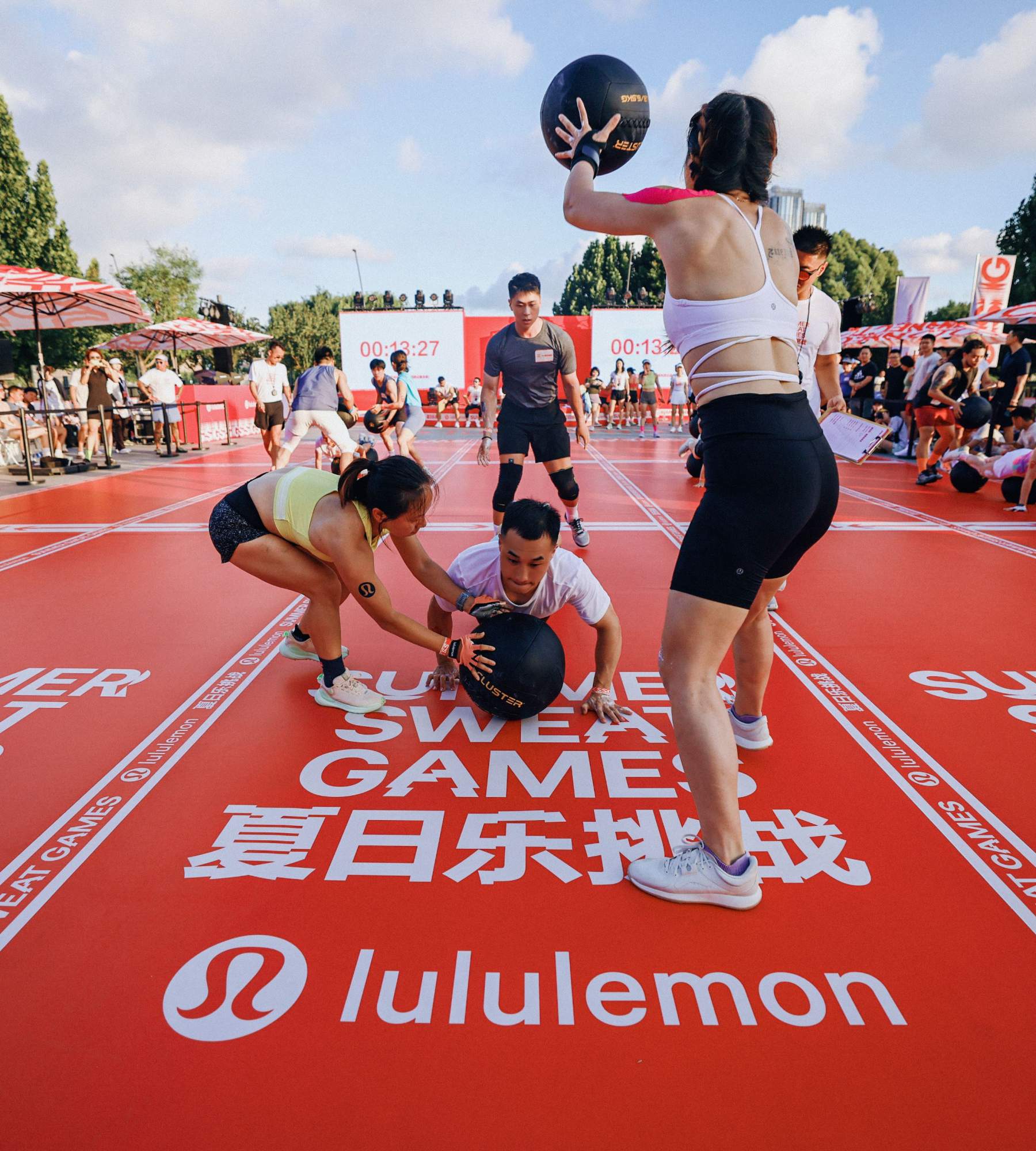 lululemon品牌大使王紫璇助阵“夏日乐挑战”区域赛天津站活动