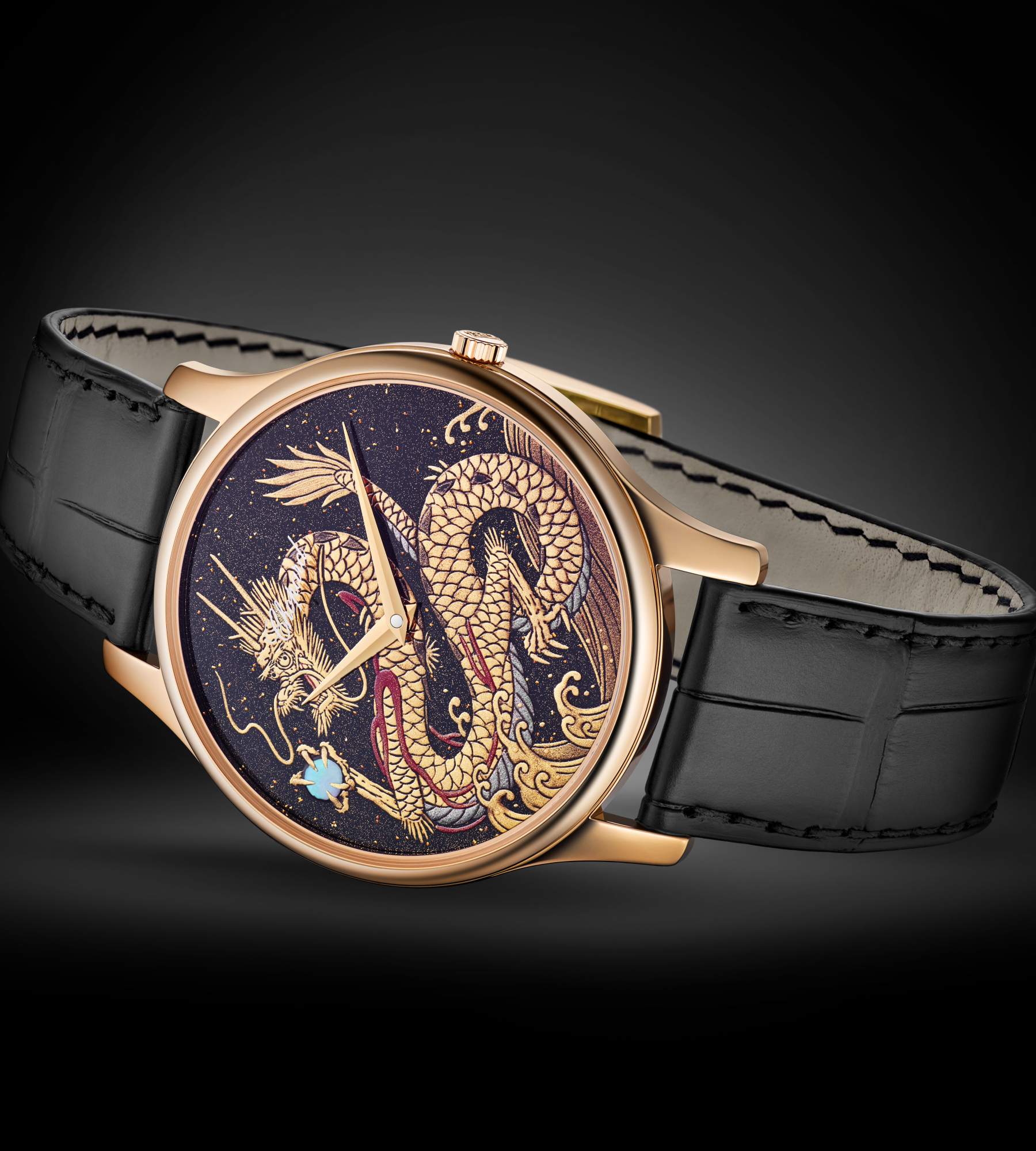 Chopard萧邦L.U.C XP Urushi Year of the Dragon龙年莳绘腕表