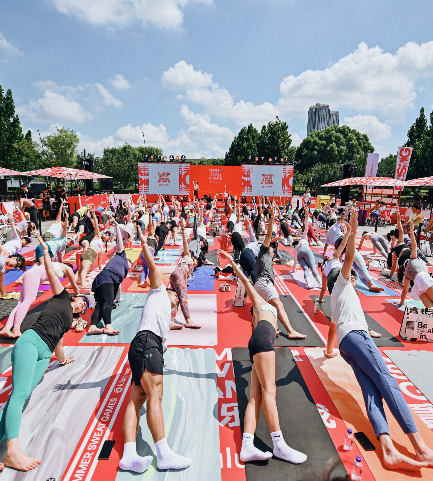 lululemon 品牌大使王紫璇助阵“夏日乐挑战”区域赛天津站活动