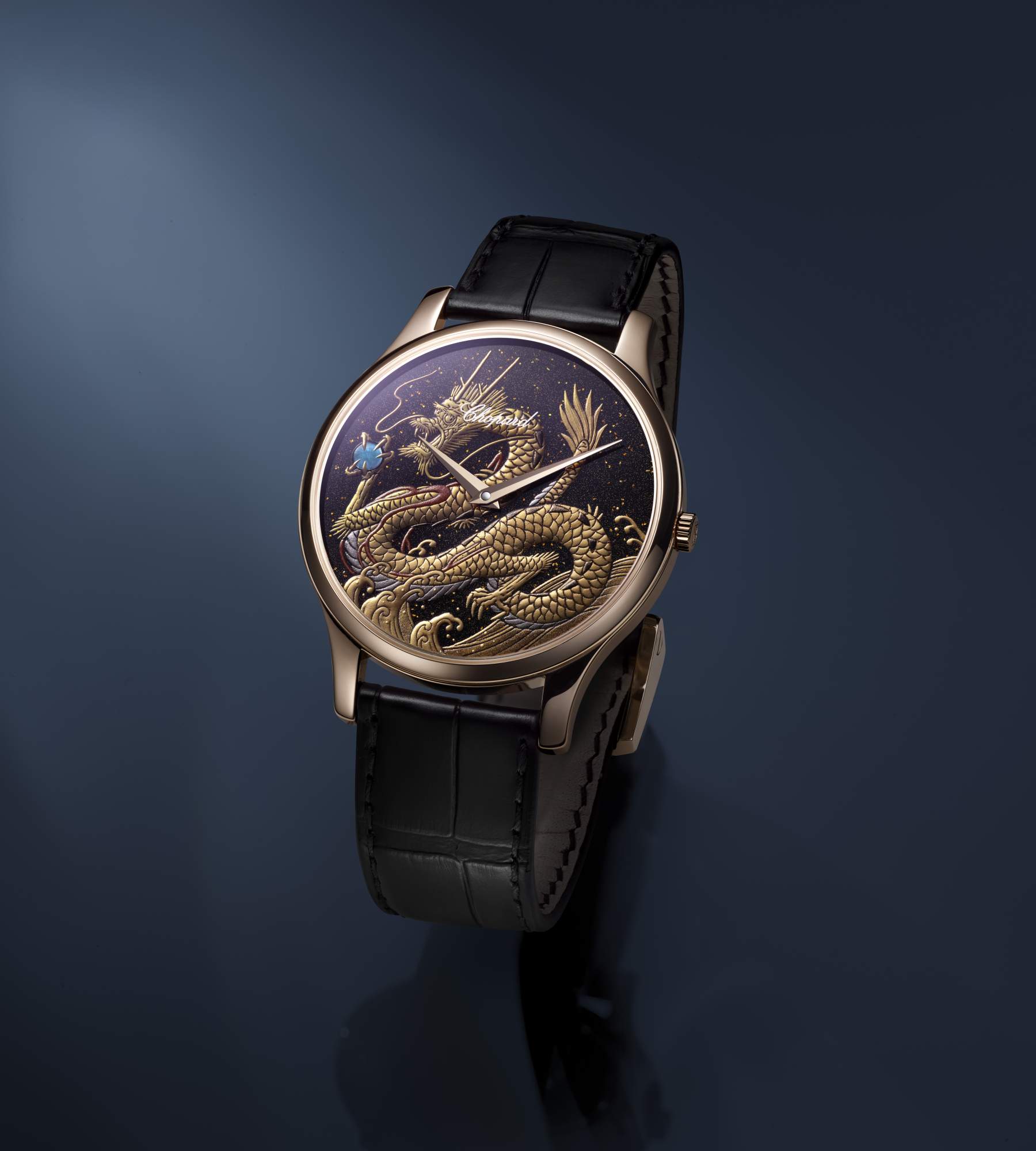 Chopard萧邦L.U.C XP Urushi Year of the Dragon龙年莳绘腕表