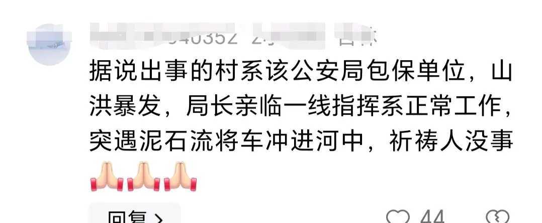 泪目！吉林临江副市长、公安局长及司机抗洪落水失联，网友盼平安